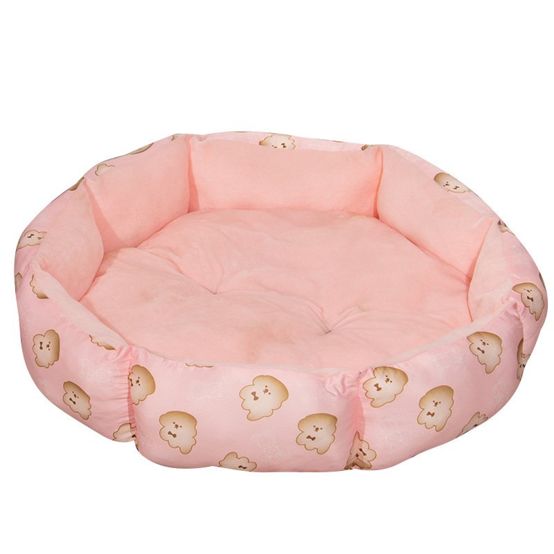 Octagonal Cage Pet Bed Universal Fleece Lining - Image 3