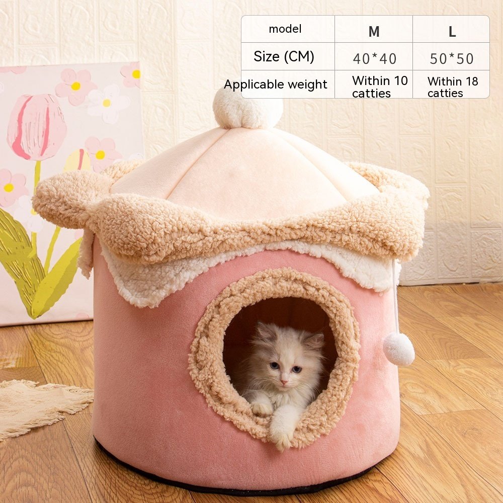Royal Ice Dog or Cat Bed – Image 3