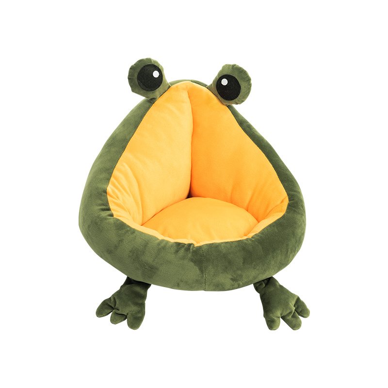 Frog Cat Bed – Plush Comfort & Whimsical Design - Image 2