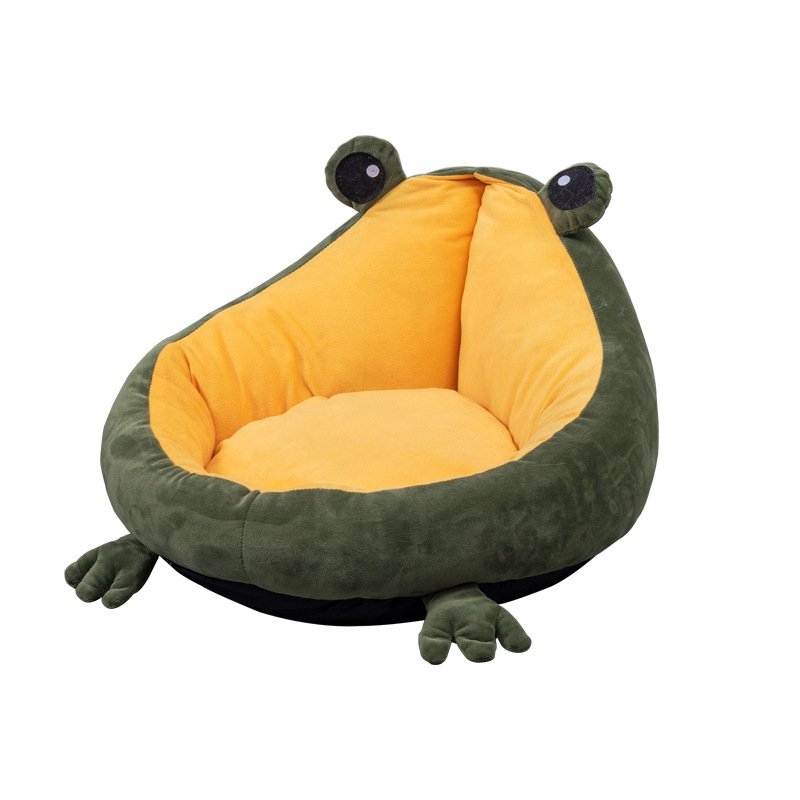 Frog Cat Bed – Plush Comfort & Whimsical Design - Image 6