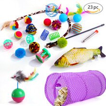 Fun Cat Toy Set - Pet Tunnel and Accessories - Image 6