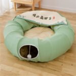 2-in-1 Cat Tunnel – Toy & Cozy Nest
