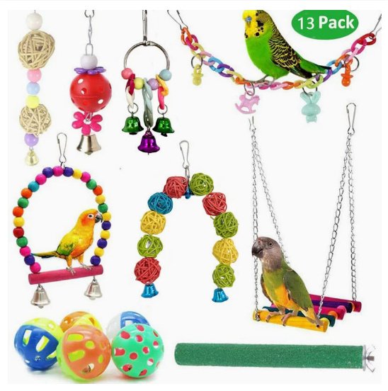 10-Piece Parrot Toy Set - Image 6