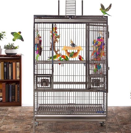 Multicolor Hanging Hammock for Small Animals - Image 4