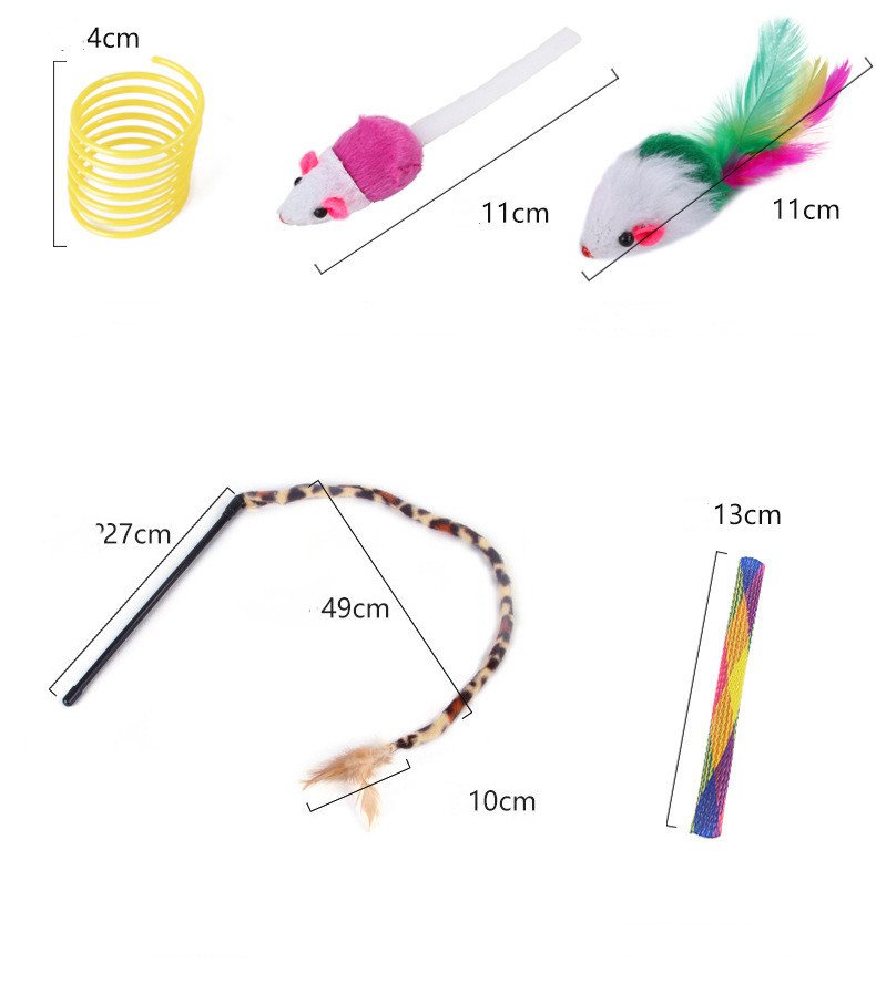 Fun Cat Toy Set - Pet Tunnel and Accessories - Image 3