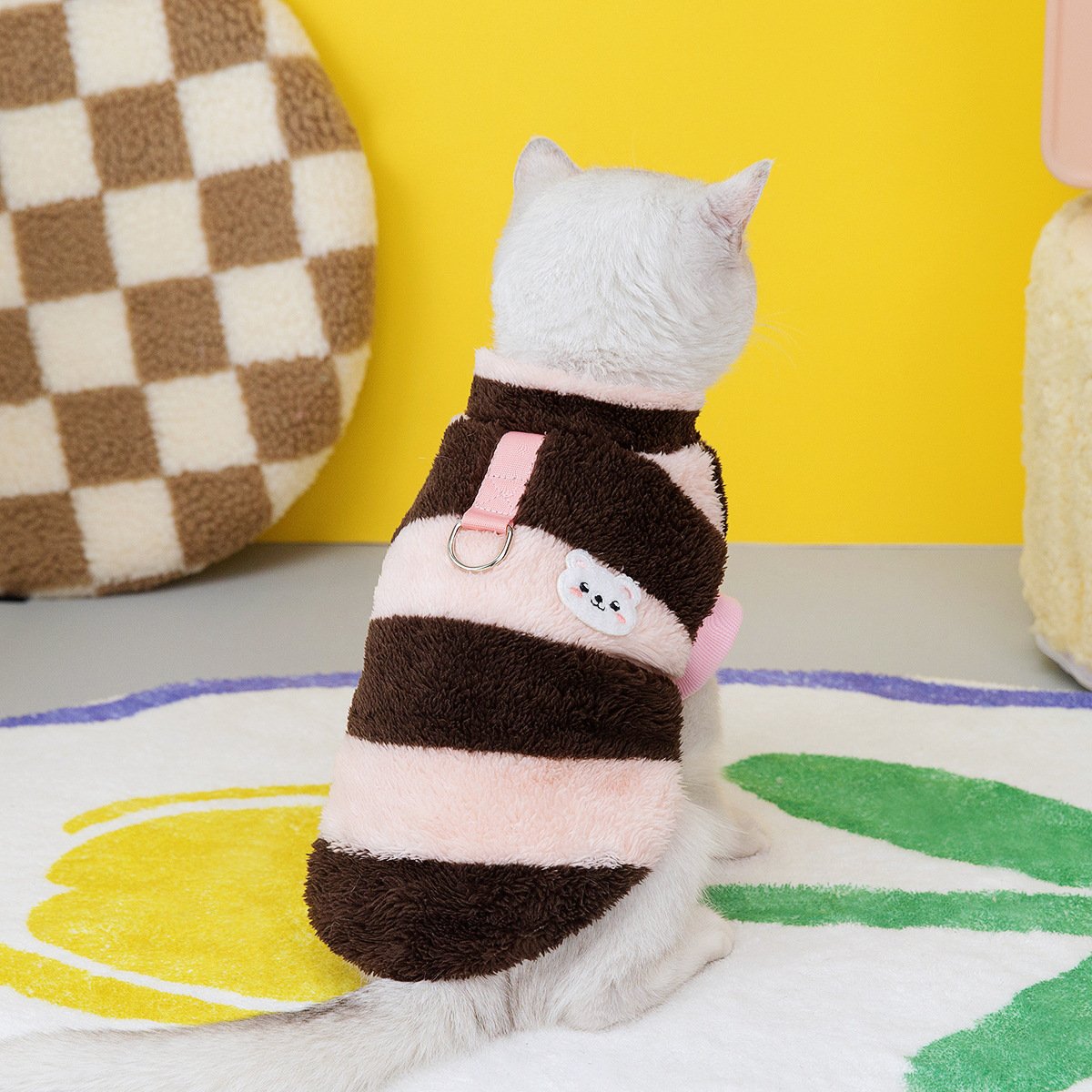 Cozy Fleece Sweatshirt for Cats - Comfort & Style – Image 4