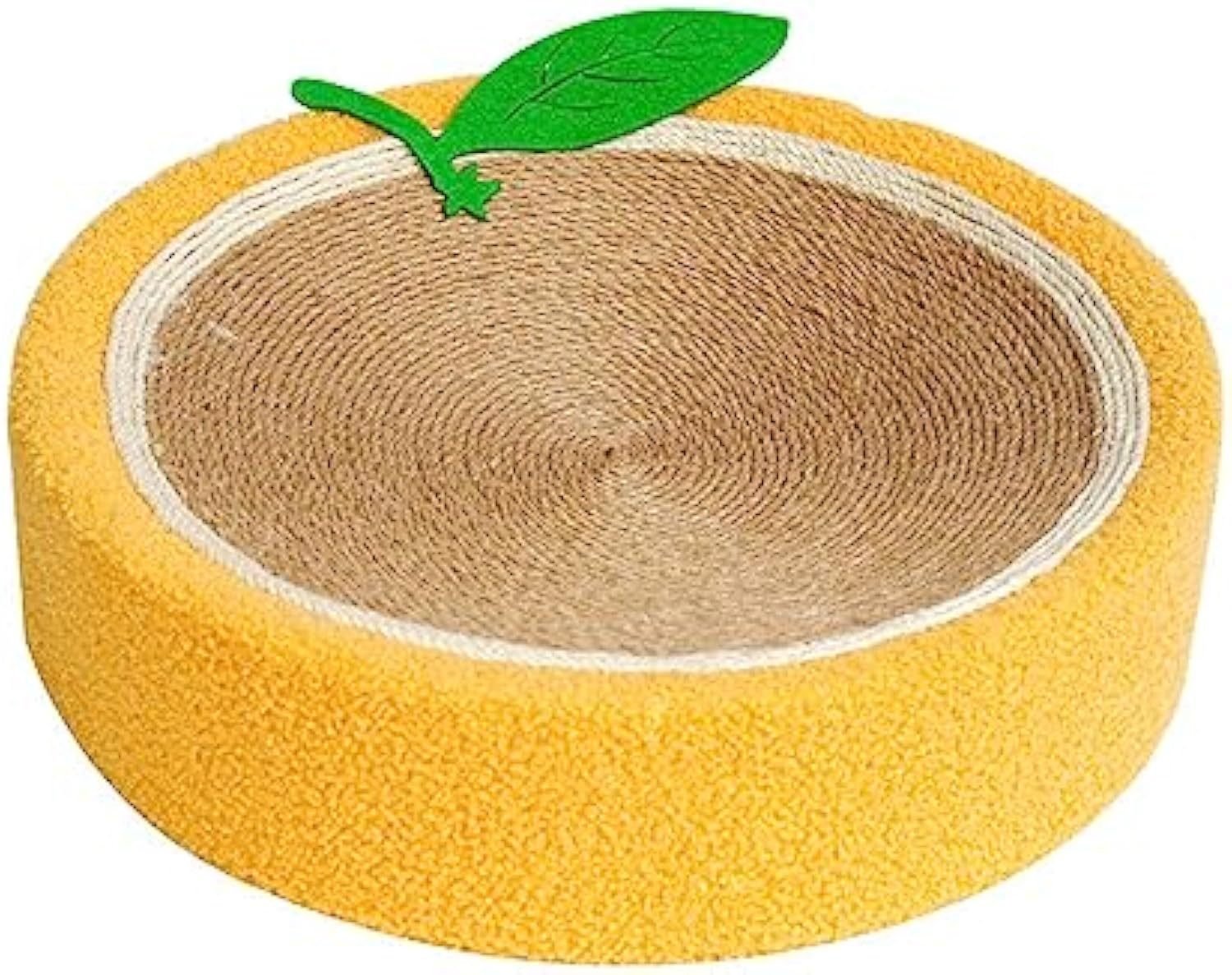 Orange Sisal Cat Scratcher & Bed