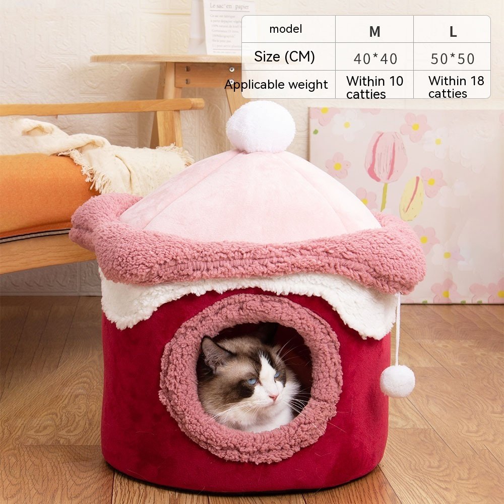 Royal Ice Dog or Cat Bed – Image 2