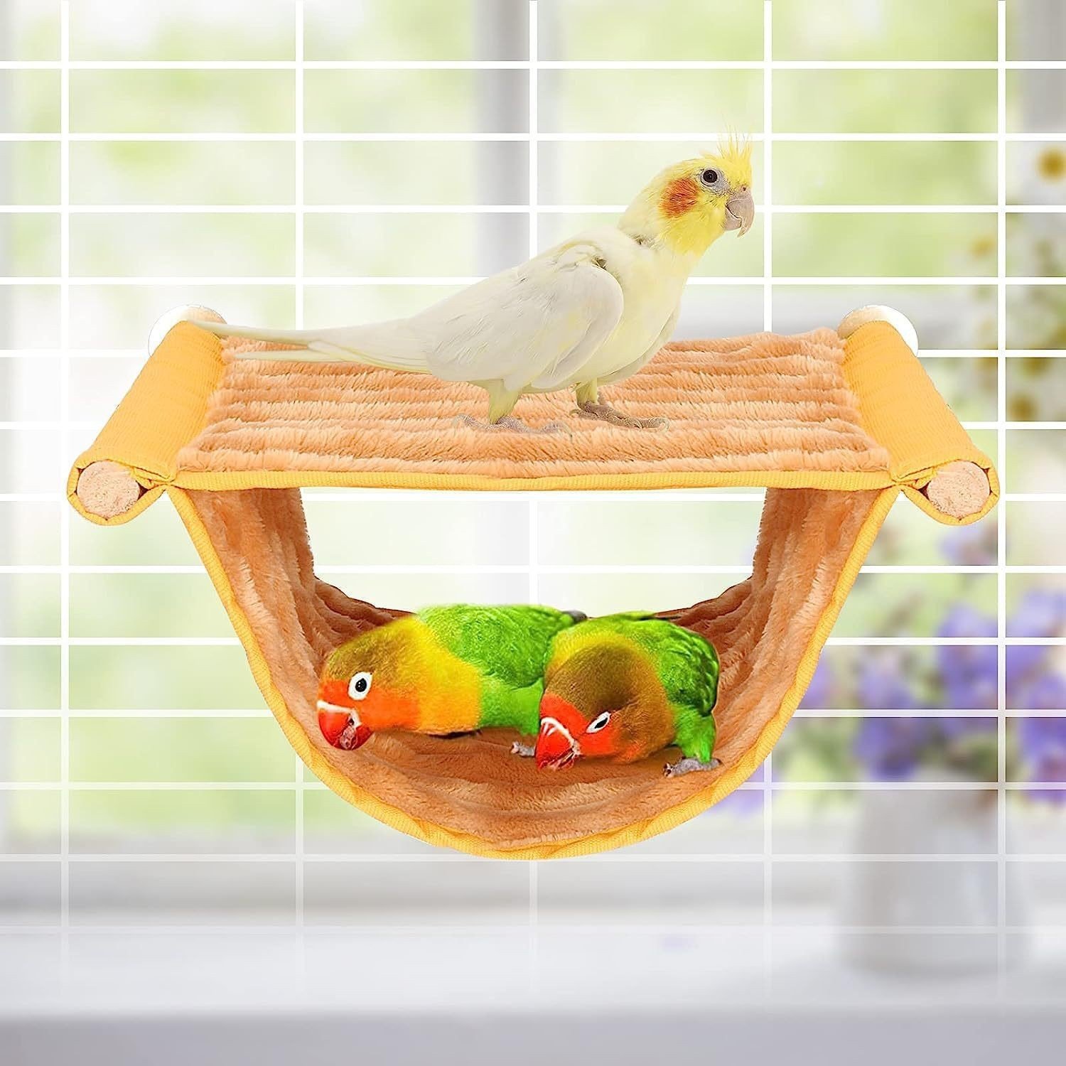 Multicolor Hanging Hammock for Small Animals - Image 5