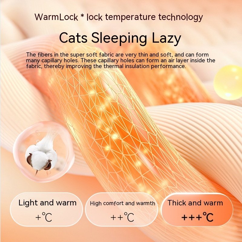 Cozy Winter Cat Cave – Plush, Spacious & Semi-Enclosed – Image 2