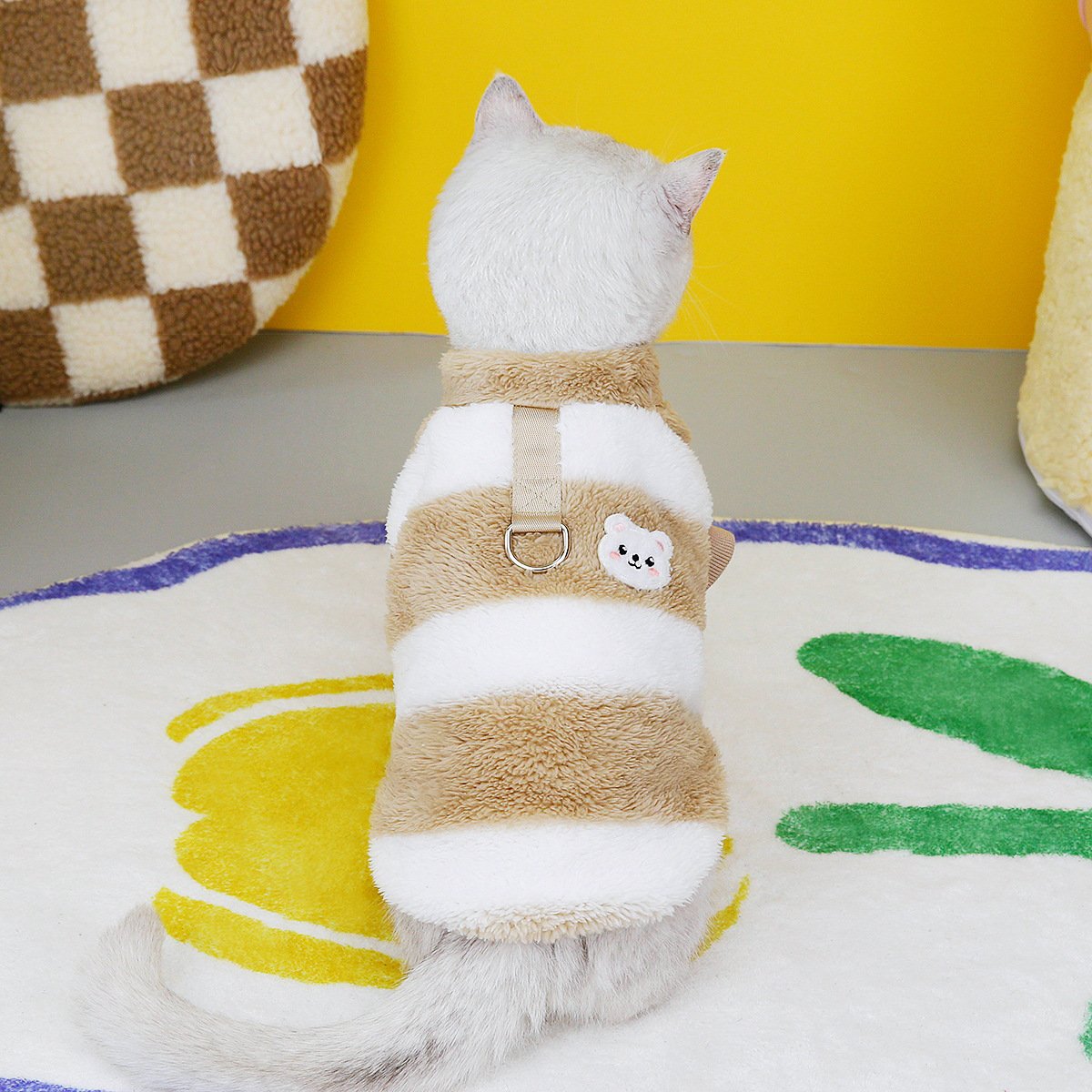 Cozy Fleece Sweatshirt for Cats - Comfort & Style – Image 8