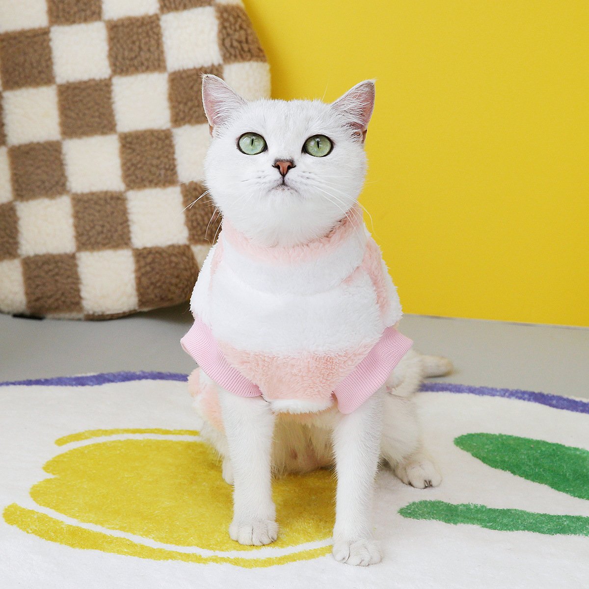 Cozy Fleece Sweatshirt for Cats - Comfort & Style – Image 5