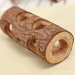 Solid Wooden Hamster Tunnel – Natural Exploration Tunnel