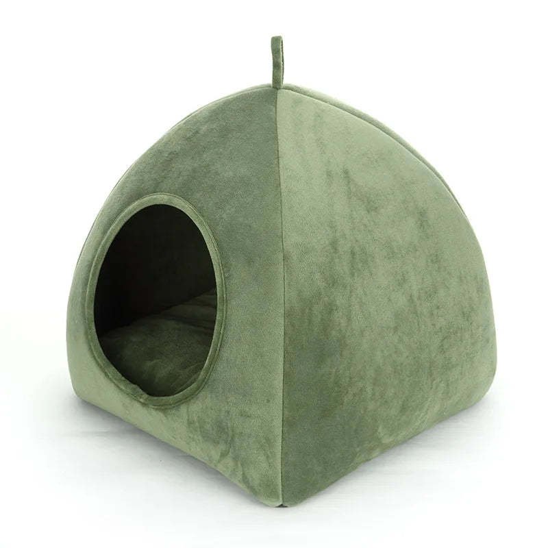 Cotton Pet Semi-enclosed Windproof Warm Sheep Nest - Image 5