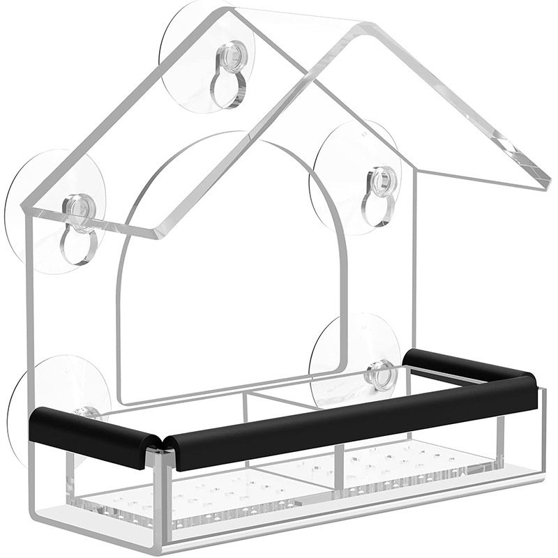Transparent Wall-Mounted Bird Feeder – Image 2