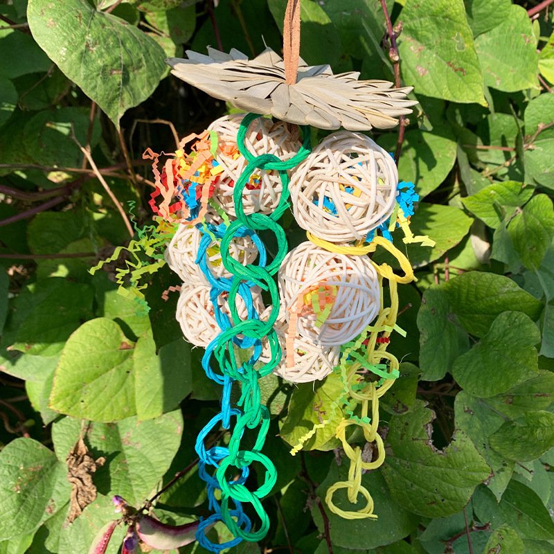 Brushed Palm Educational Toys for Parrots - Image 3