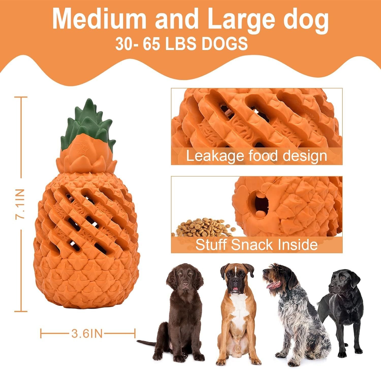 Pineapple Dog Chew Toy - Image 2
