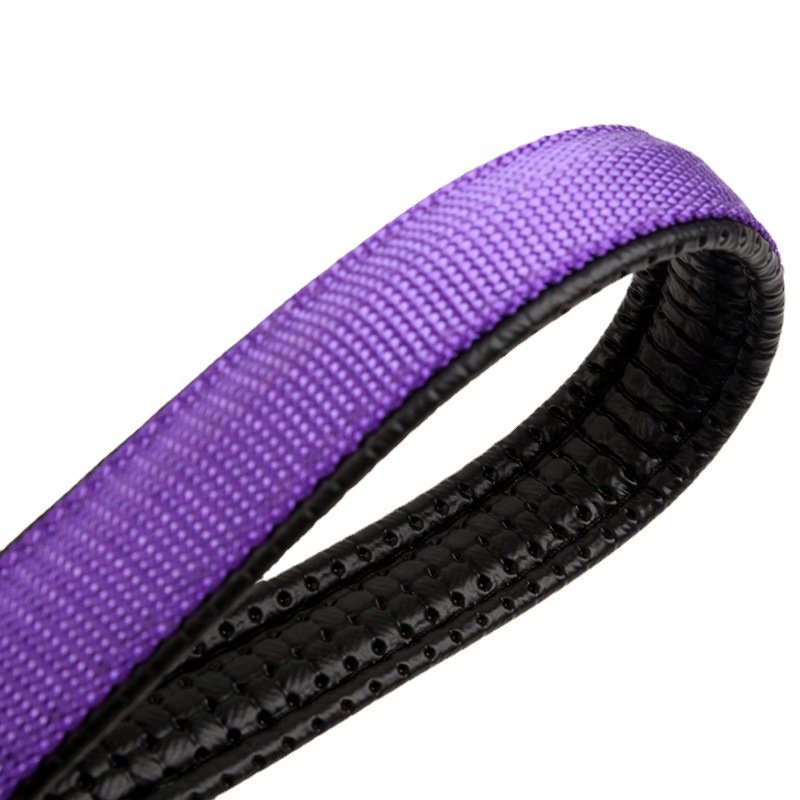 Dog Leash - Nylon Handle and Metal Chain Leash – Image 8