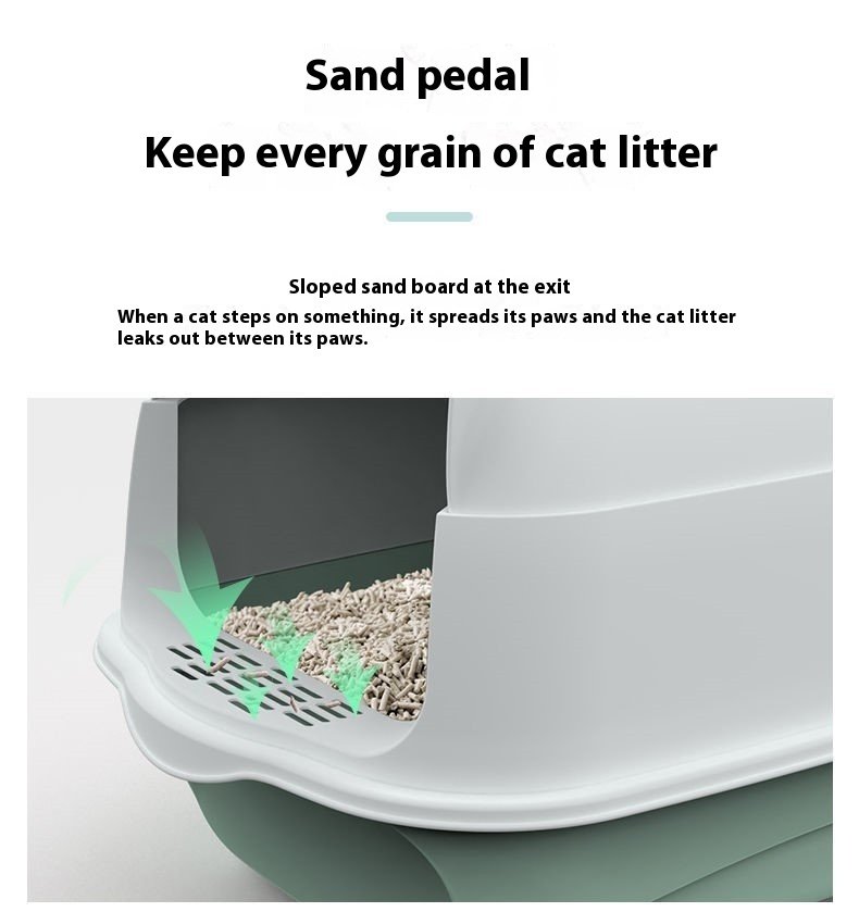 Fully Enclosed Cat Litter Box – Image 6