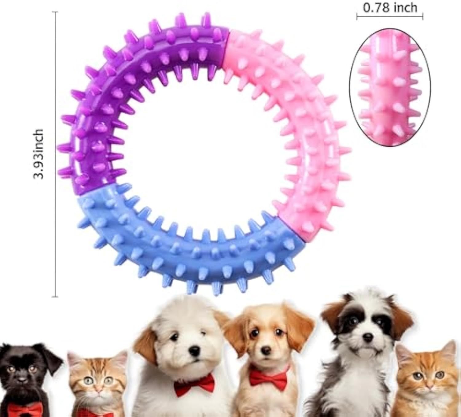 Premium Rubber Teething Ring - Image 3