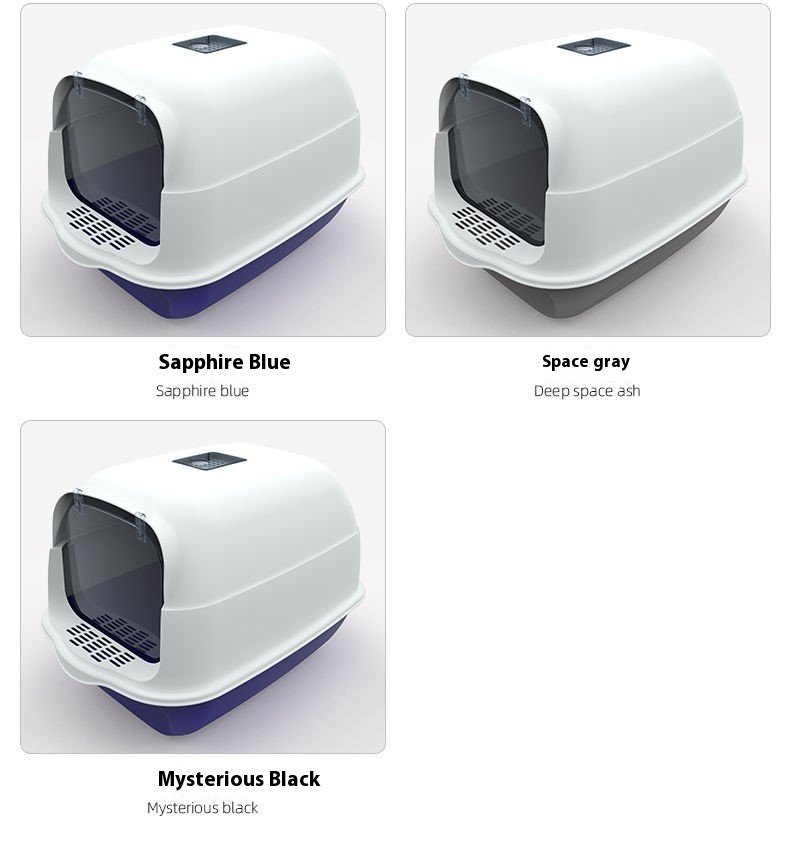 Fully Enclosed Cat Litter Box – Image 7