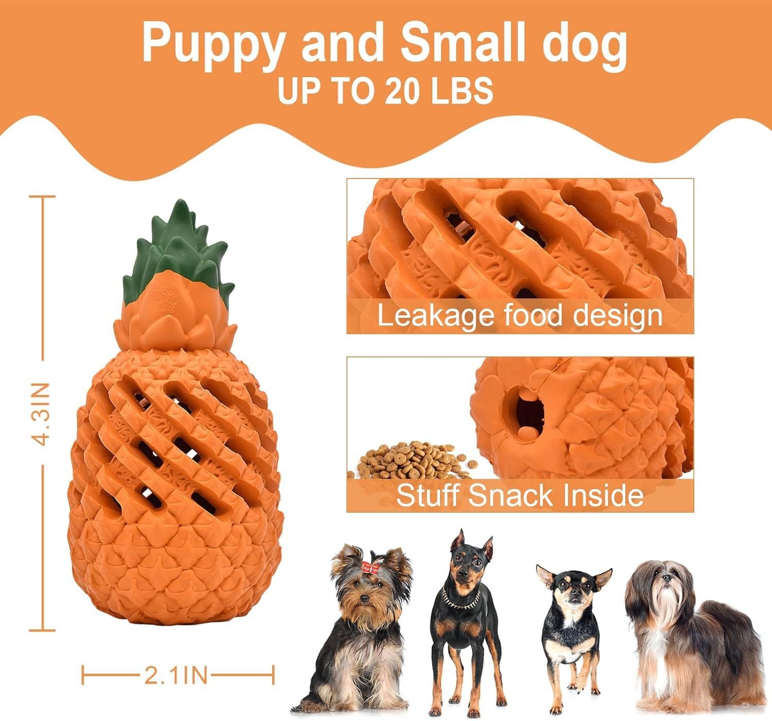 Pineapple Dog Chew Toy - Image 9